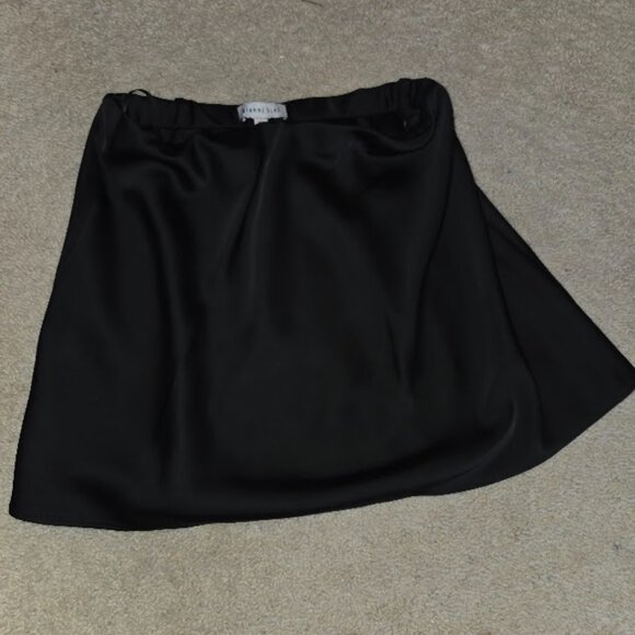 Gianni Bini Charlie Satin High Rise A-Line Slip Mini Skirt - size XS - NEW - Picture 5 of 9